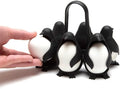 PUNO Penguin-Shaped Boiled Egg Cooker, 3-in-1 Cook, Store and Serve Egg Holder for Making Soft or Hard Boiled Eggs, Holds 6 Eggs for Easy Cooking and Fridge Storage.