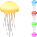 Jellyfish Lamp, Voice Control Jellyfish Lamp with Dancing Legs, RGB Gradient Jellyfish Bedside Lamp, Rechargeable Jellyfish Table Lamp with Touch Sensor, Christmas Gifts 