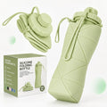 Foldable Water Bottle for Travel 600ml | Silicone Leak Proof Bottle for Gym, Cycling, Camping & Hiking | Multicolor 