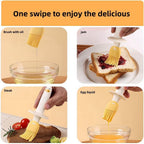 2-in-1 Oil Dispenser Bottle with Silicone Brush (Pack of 2)