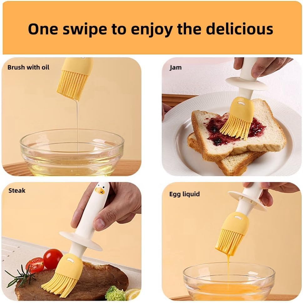 2-in-1 Oil Dispenser Bottle with Silicone Brush (Pack of 2)